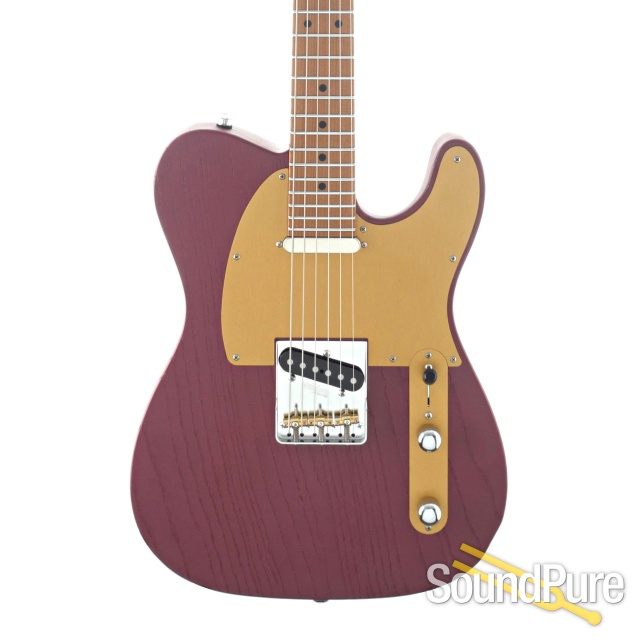 Suhr Andy Wood SS Signature Modern T Iron Red #68925 — image 1