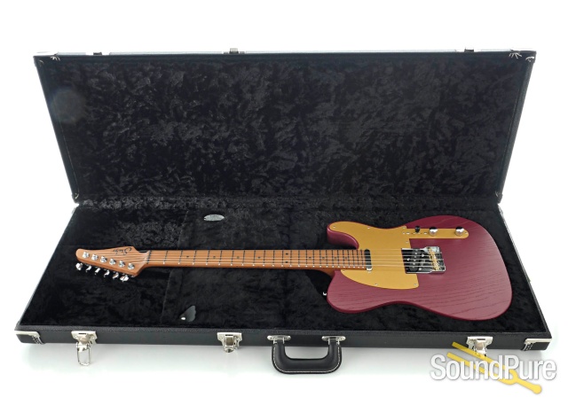 Suhr Andy Wood SS Signature Modern T Iron Red #68925 — image 4