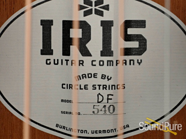 Iris DF Sunburst Sitka/Mahogany Acoustic Guitar #540 — image 2