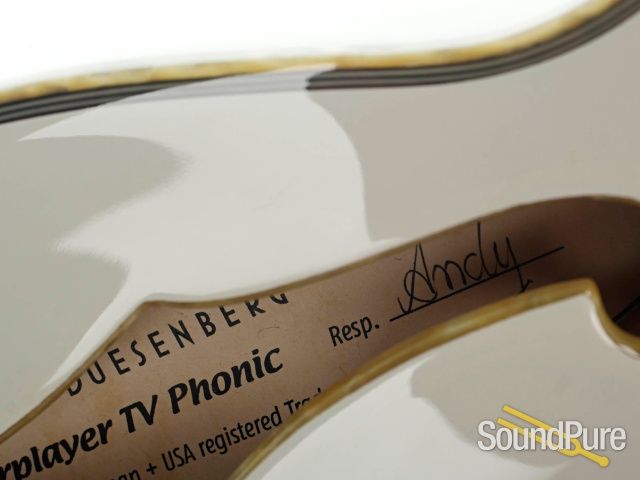 Duesenberg Starplayer TV Phonic White Guitar #200625 - Used — image 3