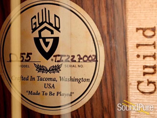 Guild D-55 Acoustic Guitar #TI227002 - Used — image 2