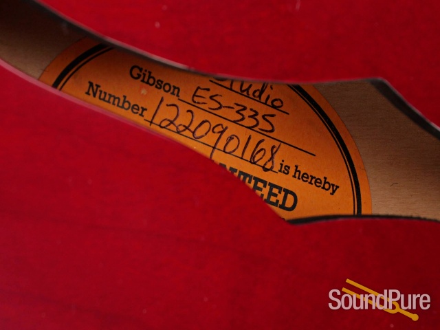 Gibson Studio ES-335 Semi-Hollow Guitar #122090168 - Used — image 2