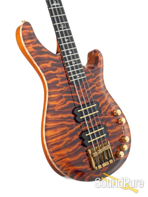 PRS GG Bass Private Stock "Tiger Stripe" #11-EB00568 - Used — image 2