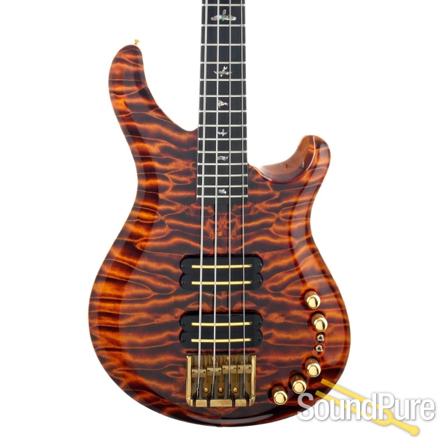 PRS GG Bass Private Stock "Tiger Stripe" #11-EB00568 - Used — image 1
