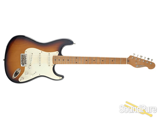 K-Line Springfield Sunburst Electric Guitar #020219 - Used — image 9