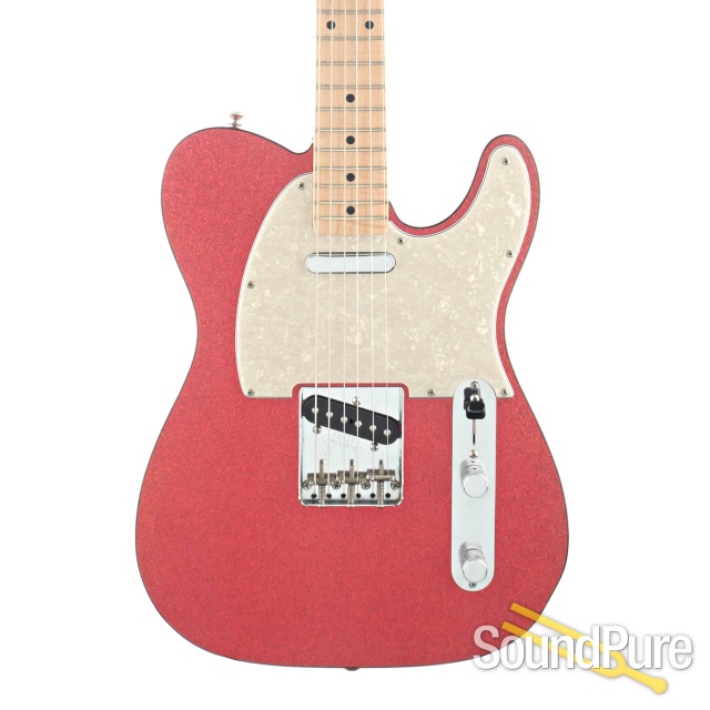 Fender CS Red Sparkle Telecaster Guitar #CN96185 - Used — image 1