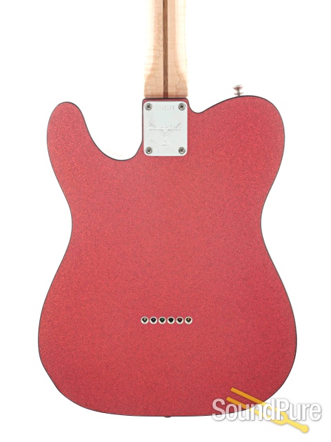 Fender CS Red Sparkle Telecaster Guitar #CN96185 - Used — image 6