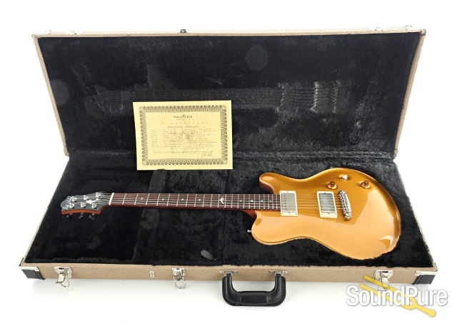Nik Huber Dolphin II Goldtop Electric Guitar #13723 - Used — image 6