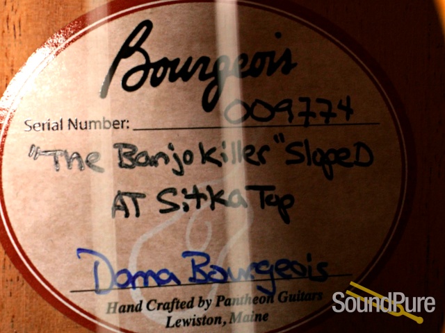 Bourgeois Banjo Killer AT Sitka Acoustic Guitar #9774 — image 2