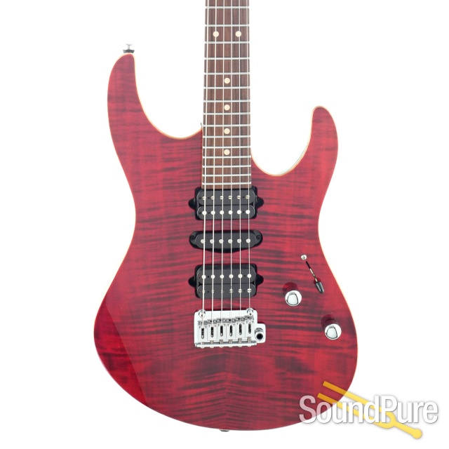 Suhr Modern Black/Chili Pepper Red Electric Guitar #68908 — image 1
