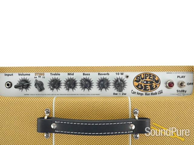 Carr Amplifiers Super Bee 10W 1x10 Combo Amp, Tweed — image 2
