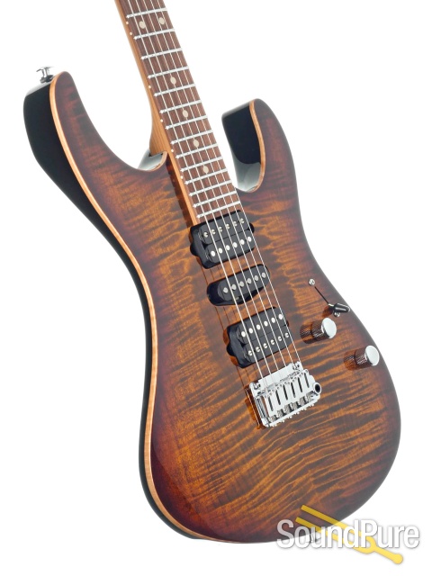 Suhr Modern Black/Bengal Burst Electric Guitar #68906 — image 2
