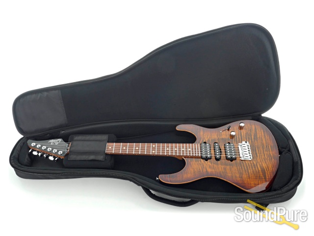 Suhr Modern Black/Bengal Burst Electric Guitar #68906 — image 4