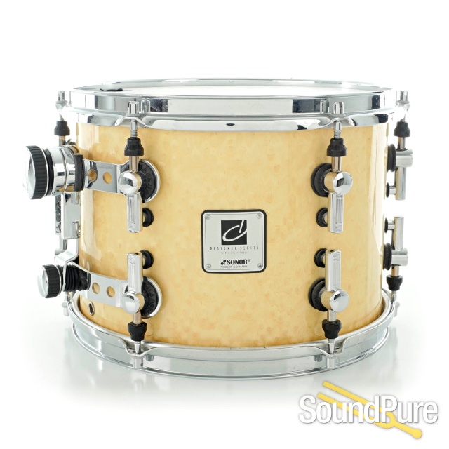 Sonor 4pc Designer Maple Light Drum Set- Birdseye Natural — image 10