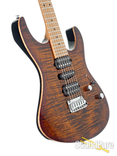 Suhr Modern Black/Bengal Burst Electric Guitar #68904 — image 2