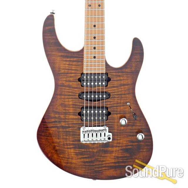 Suhr Modern Black/Bengal Burst Electric Guitar #68904 — image 1