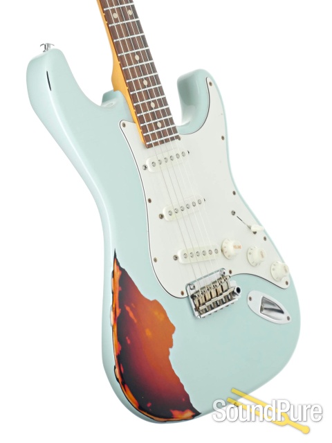 Suhr Traditional S Sonic Blue Electric Guitar #JS8J6T - Used — image 2