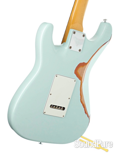 Suhr Traditional S Sonic Blue Electric Guitar #JS8J6T - Used — image 5