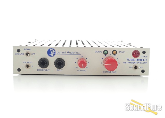 ベース用真空管DI/プリアンプ Summit Audio TD-100（No5 Summit Audio 