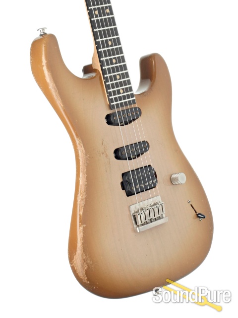 Luxxtone El Machete Latte Burst Electric Guitar #503 - Used — image 2