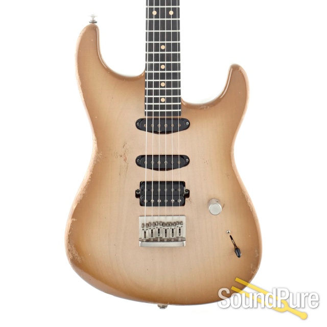 Luxxtone El Machete Latte Burst Electric Guitar #503 - Used — image 1