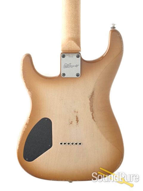 Luxxtone El Machete Latte Burst Electric Guitar #503 - Used — image 5