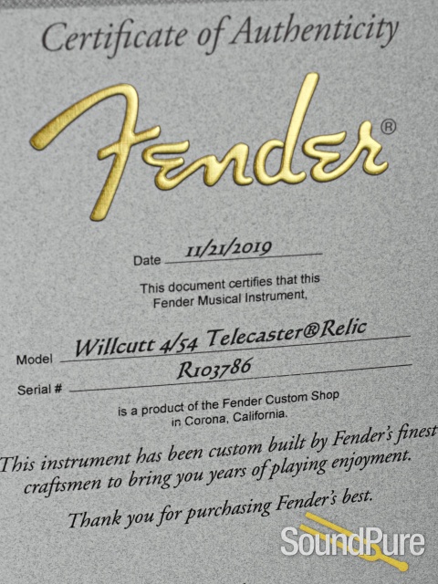 Fender Willcutt 4/54 Telecaster Guitar #R103786 - Used — image 6