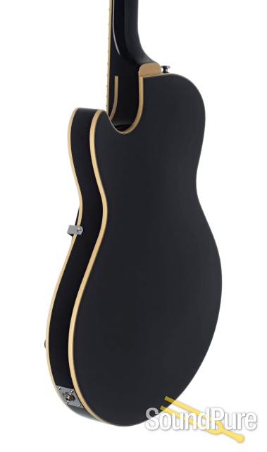 Comins GCS-1ES Black Semi-Hollow Electric #112209 - Used — image 2