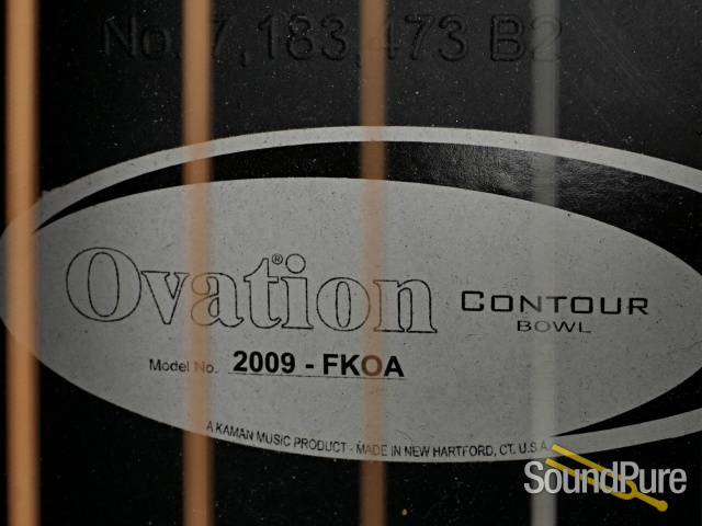 Ovation '09 LTD Collector's Edition Lyrachord #77/150 - Used — image 2