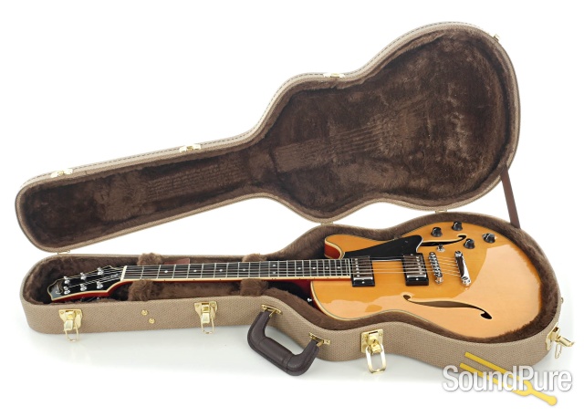 Comins GCS-1ES Vintage Blonde Semi-Hollow Electric #112305 — image 4