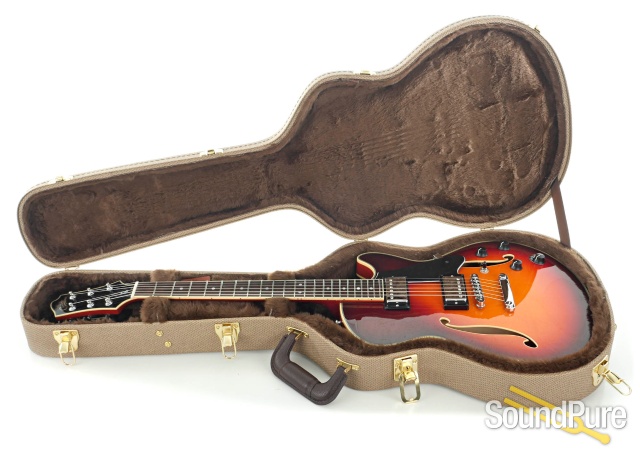 Comins GCS-1ES Autumn Burst Semi-Hollow Guitar #112304 — image 4