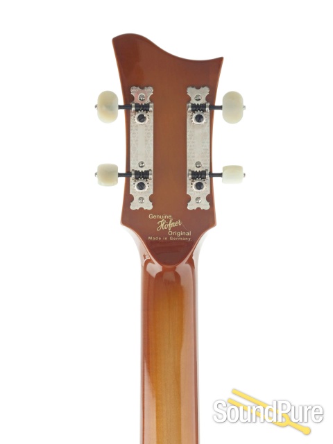 Hofner Custom Shop 500/1 Violin Bass Euroburst Gold - Used — image 6