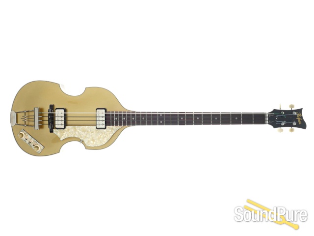 Hofner Custom Shop 500/1 Violin Bass Euroburst Gold - Used — image 8