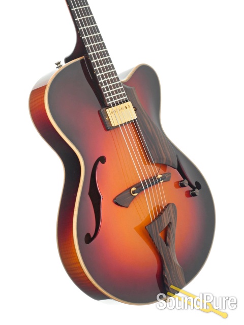 Comins Concert Archtop Electric Guitar #0268 - Used — image 3