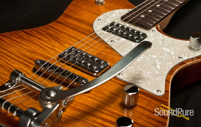 Melancon Cajun Gentleman Honeyburst Electric Guitar — image 2