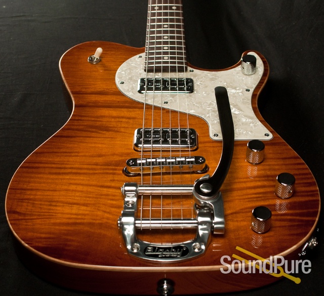 Melancon Cajun Gentleman Honeyburst Electric Guitar — image 3