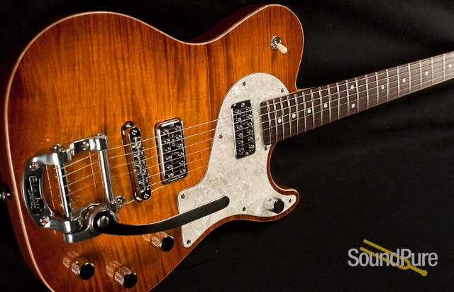 Melancon Cajun Gentleman Honeyburst Electric Guitar — image 6