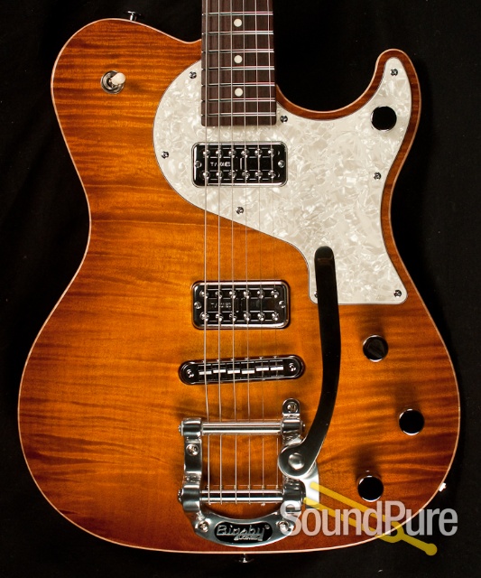 Melancon Cajun Gentleman Honeyburst Electric Guitar — image 1