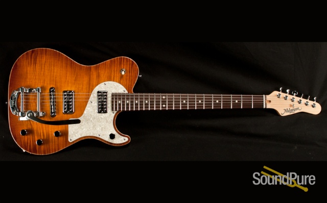 Melancon Cajun Gentleman Honeyburst Electric Guitar — image 7