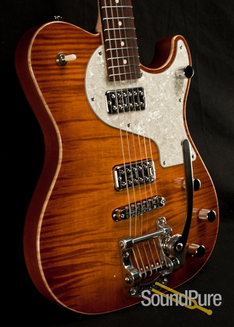 Melancon Cajun Gentleman Honeyburst Electric Guitar — image 10