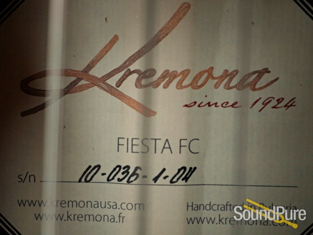 Kremona Fiesta FC Cedar/Indian Rosewood Nylon #10-036-1-04 — image 2