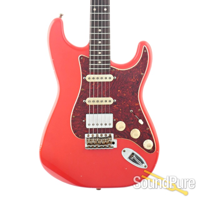 Mario Guitars S Paulownia Fiesta Red #1022742 - Used — image 1