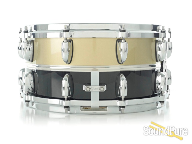 Gretsch 4pc Renown Retro Luxe Anniversary Drum Set Gold/BK — image 2