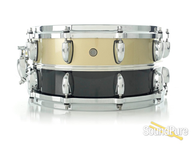 Gretsch 4pc Renown Retro Luxe Anniversary Drum Set Gold/BK — image 3