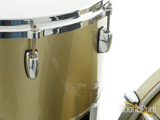 Gretsch 4pc Renown Retro Luxe Anniversary Drum Set Gold/BK — image 5