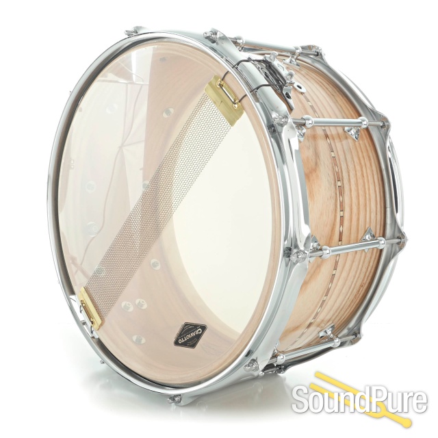 Craviotto 7x14 Ash Custom Shop Snare Drum BB/BB — image 3