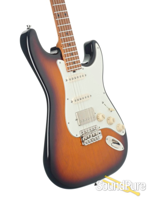 Tuttle Custom Classic S 2-Tone Burst Guitar #328 - Used — image 2