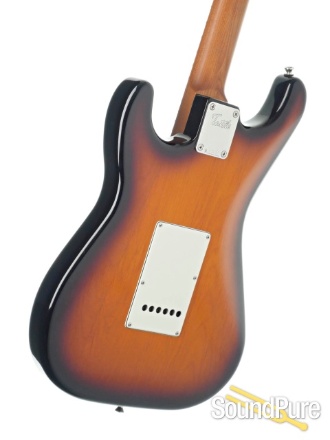 Tuttle Custom Classic S 2-Tone Burst Guitar #328 - Used — image 3