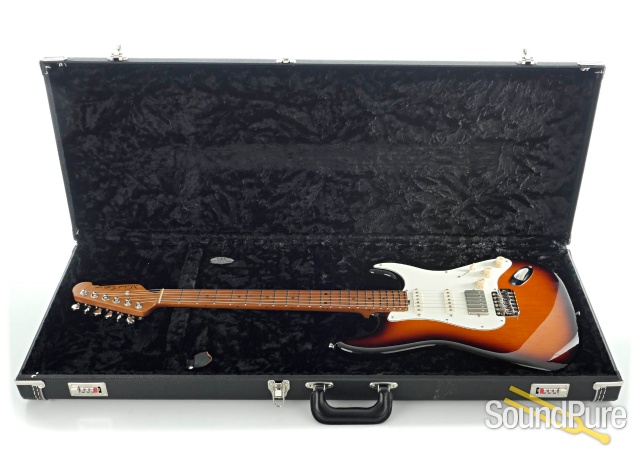 Tuttle Custom Classic S 2-Tone Burst Guitar #328 - Used — image 4