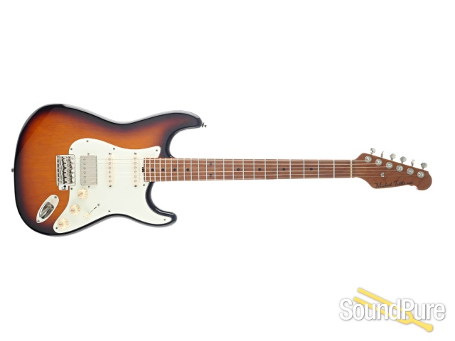 Tuttle Custom Classic S 2-Tone Burst Guitar #328 - Used — image 8